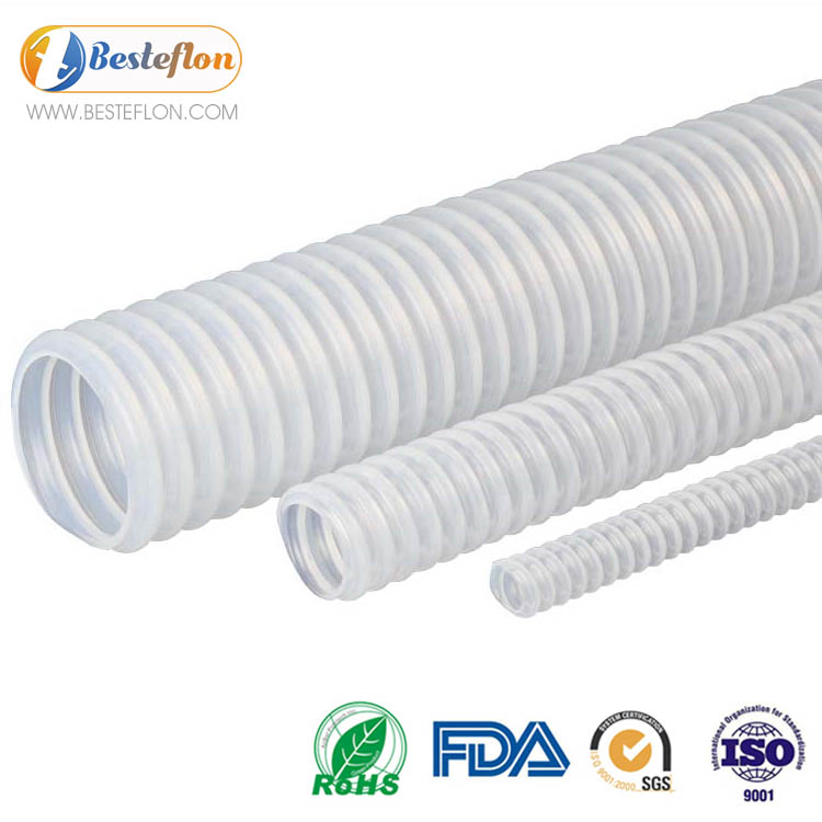 PTFE Convoluted Tube Flexible Chemical Resistance | BESTEFLON Featured Image