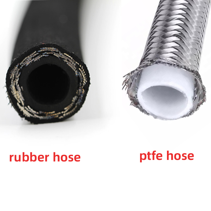 Hose wahie – PTFE vs rubber |BESTEFLON