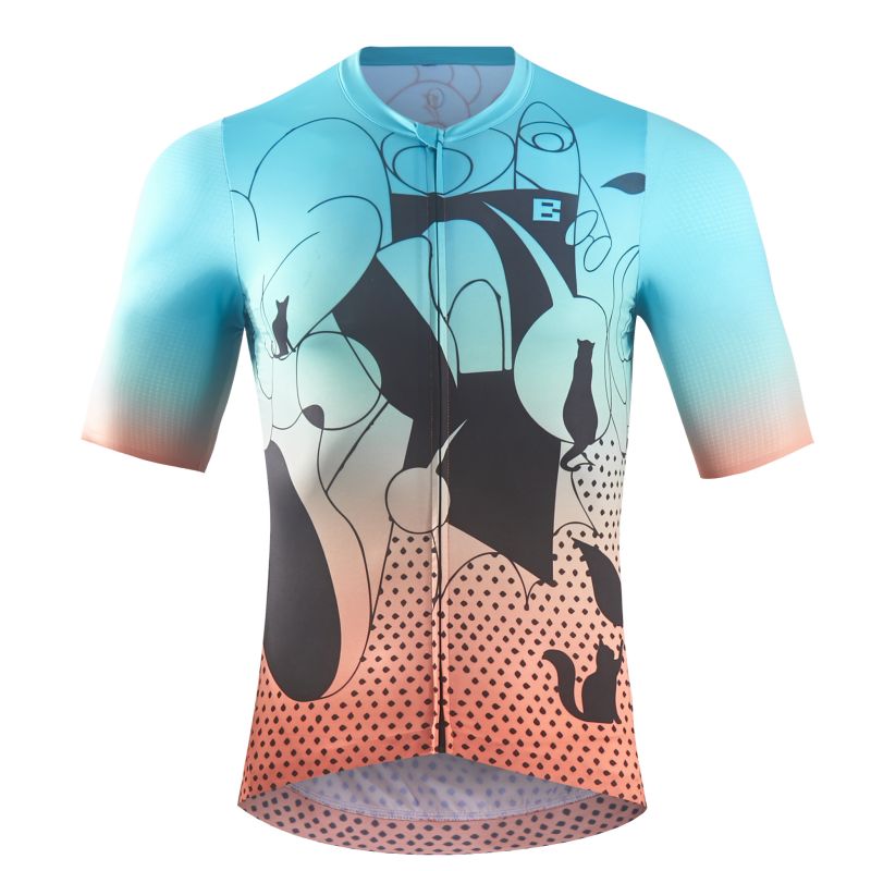 Men’s Picasso’s Cat Short Sleeve Custom Cycling Jersey Featured Image