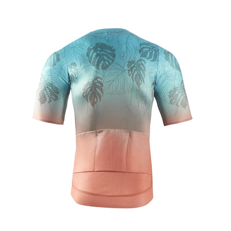 Men’s Rainforest Short Sleeve Cycling Jersey Custom