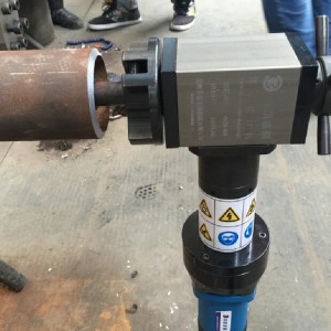 pipe elektrik pungkasan preparation beveling mesin ISE-120