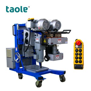 GMM-80RY Remote Control Turnable steel pate beveling machine for top and bottom bevel