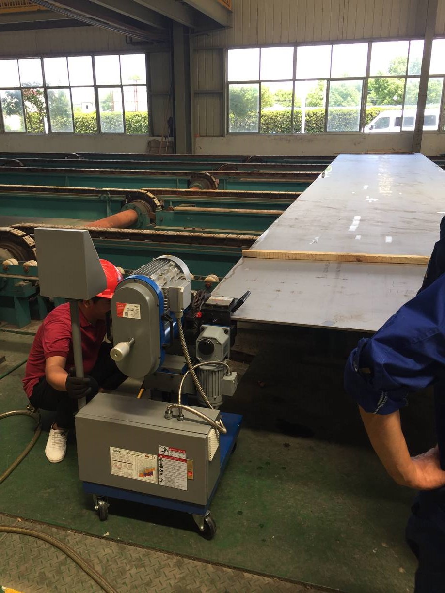 GMMA-60L beveling machine for stainless steel S32205