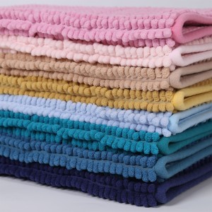 I-Luxury soft soft anti-slip super absorbent microfiber chenille bath rug