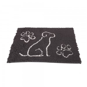 Soft comfortable microfiber chenille floor pet mat