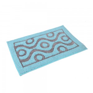Lembut non-slip backing banyu absorbent mesin washable karpet jedhing chenille