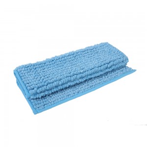 Catifa de bany de xinilla antilliscant de color blau clar absorbent d'aigua de 21 x 34 polzades