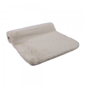 Parihaba na washable anti slip microfiber bath rug