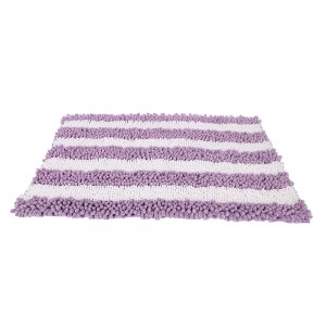 cationic dyed polyester chenille mat