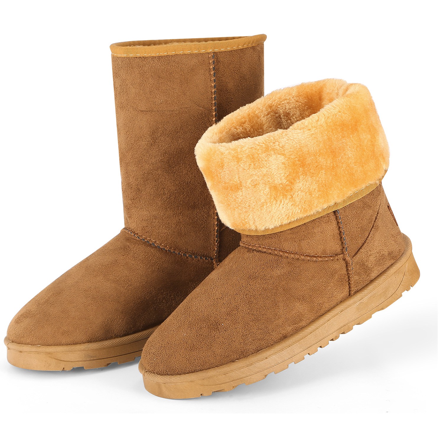 Mens /Womens classic snow boots with cozy fur lining and ANTI slipping outsole Featured Image