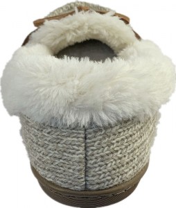 womens knit warm slipper cosy at home lifestyle moccasin