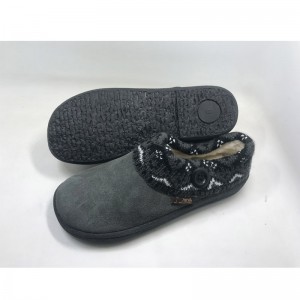 Famous Women Cowsuede Clog Slipper High Quality Lining with Anti Slipper Outsole