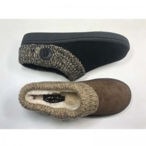 Famous Women Cowsuede Clog Slipper High Quality Lining with Anti Slipper Outsole