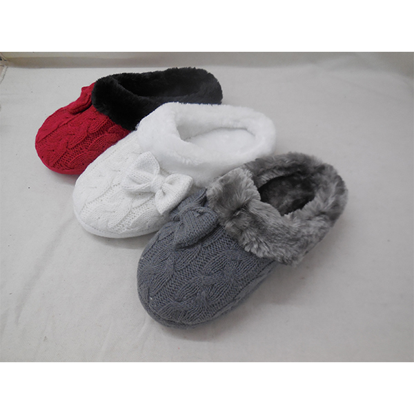 women’s /Girls Fairy snowy Knit Slippers Fleece Lined House Shoe Featured Image