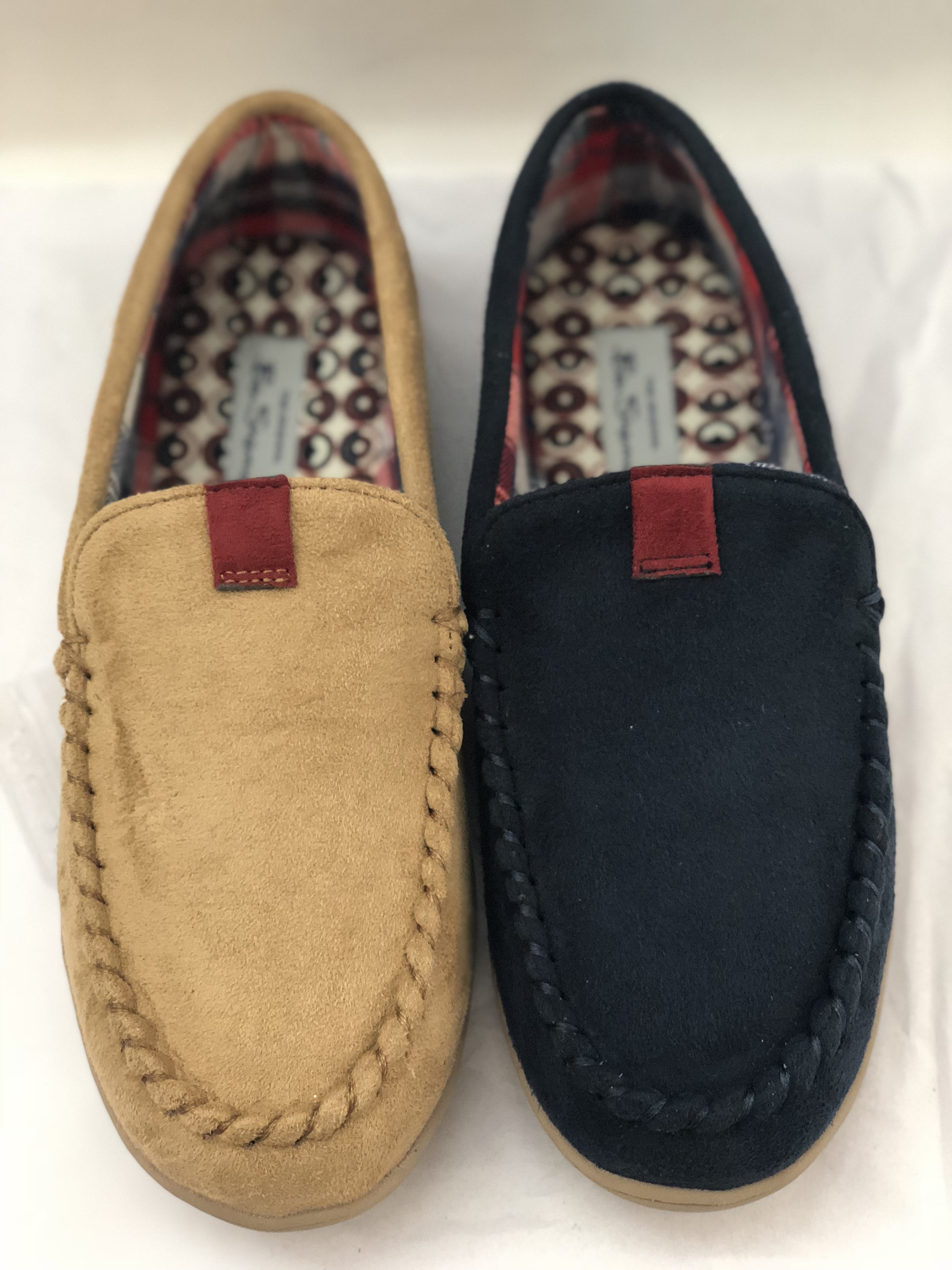 New Mens Microsuede slipper moccasin indoor slipper Featured Image