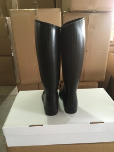 Womens PVC long boots waterproof high boots