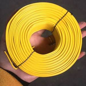 alambre galvanizado alambre de amarre recubierto de PVC