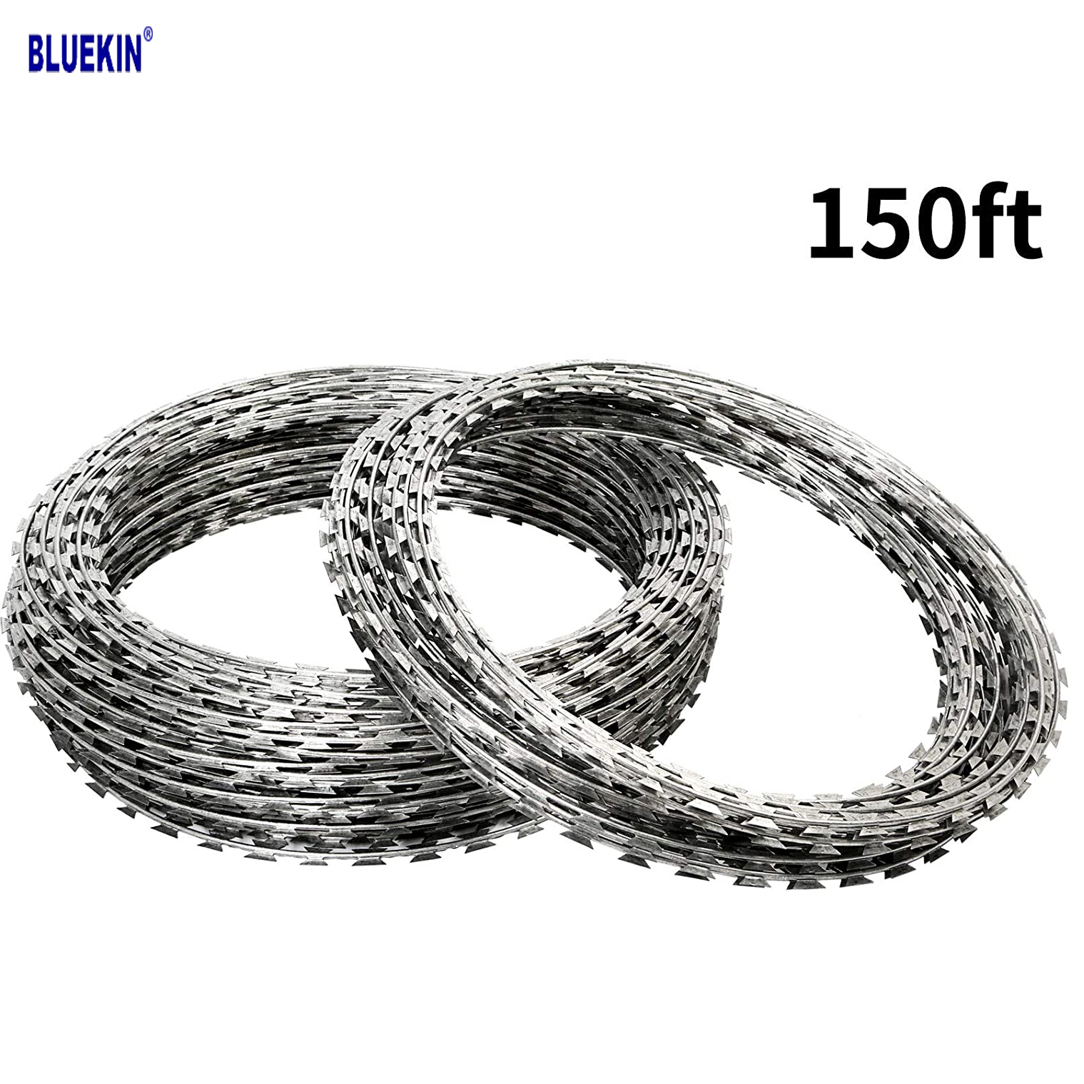Single coil razor wire is restless and can be easily installed