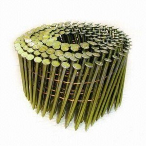 Big Discount Bulletproof Wire Mesh Screen - 15 Degree Wire Collated Coil Roofing Nails – Bluekin