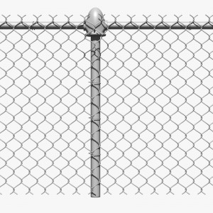 Hot dipped Galvanized 6ft Galvanized Chain Link Fence