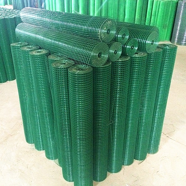 One container PVC coated wire mesh loading ING