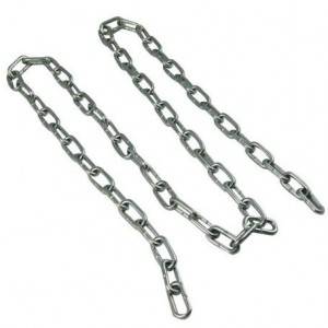 Welded link chain long iron link electro galvanized chain