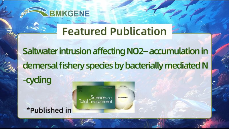 Featured Publication—Saltwater intrusion affecting NO2− accumulation in demersal fishery species by bacterially mediated N-cycling