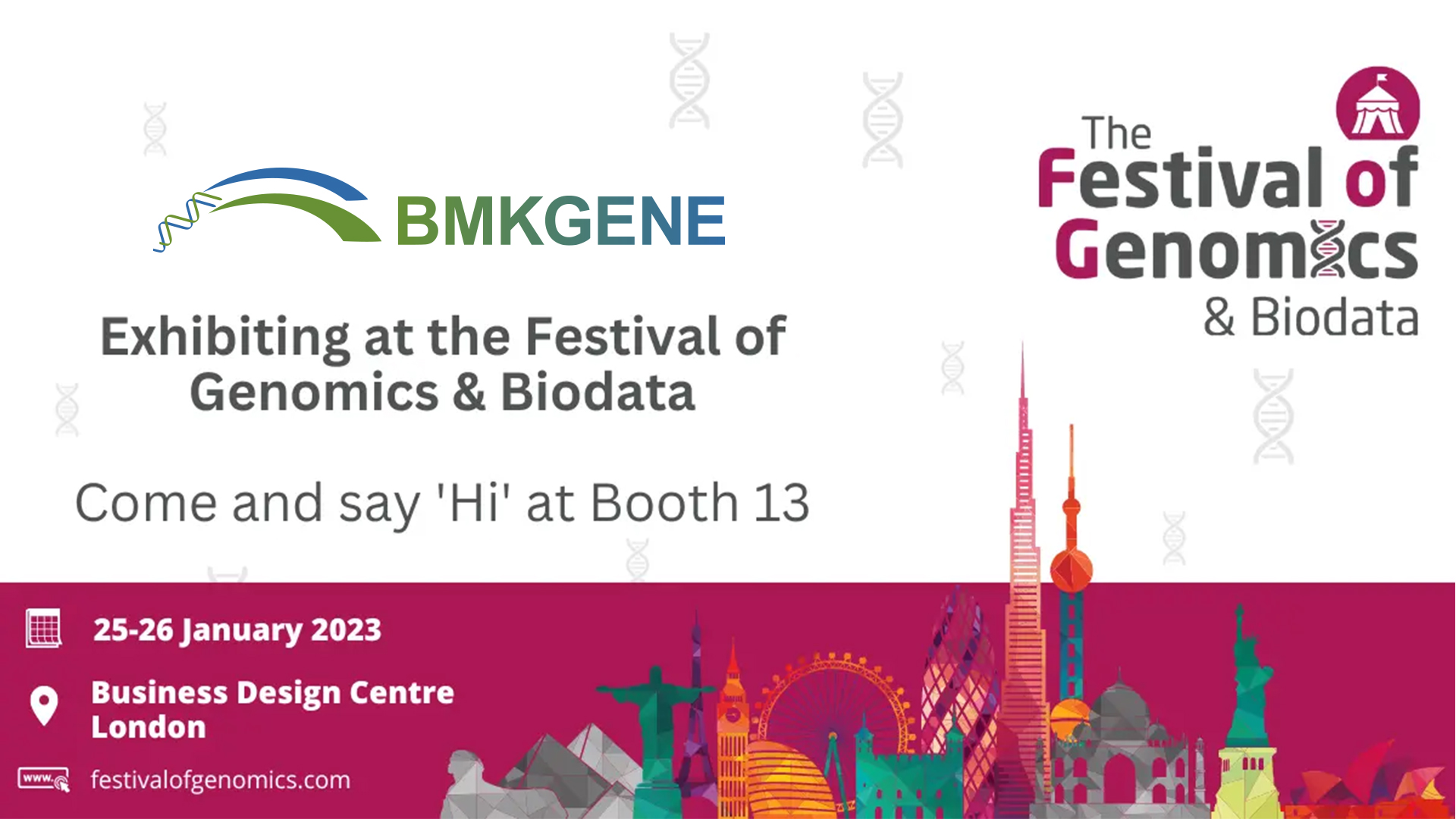 Festival of Genomics & Biodata 2023 (FOG)