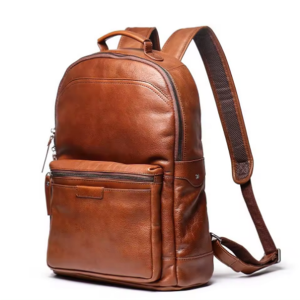 2019 Good Quality Custom Ita Bag PU Leather Clear Pin Display School Cosplay Backpack
