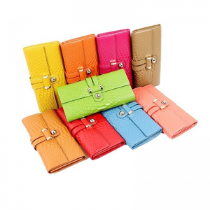 Hot sale Factory Luxurious Simple Women′s Shoulder Bag Handbag Wallet PU Faux Leather Tote Bag