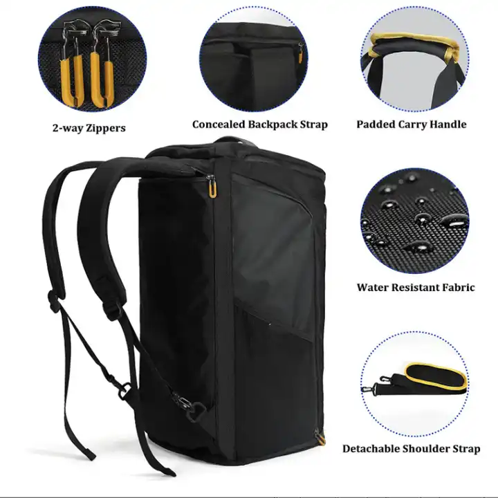 Gym Duffle Bag Backpack Waterproof Sports Duffel Bags -T8902