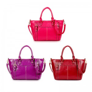 High reputation Guangzhou Factory PU Leather Fashion Designer Handbags Classic Ladies Tote Women Bag