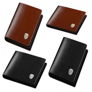 CE Certificate Luxury Fashion Purse Real Leather Wallet for Women and Men