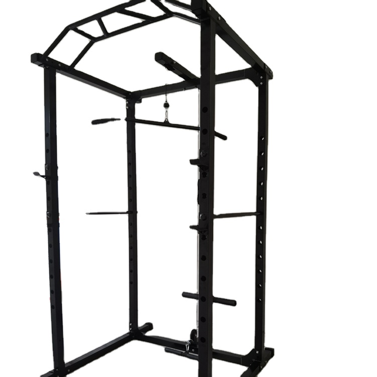 Kućni fitnes stalak za powerlifting crni stalak za čučnjeve