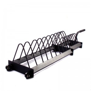 Factory Promotional Dumbbell Stand - Square tube barbell plate trailer rack – Yunlingyu