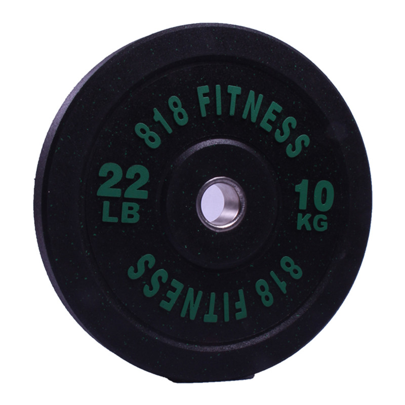 Sports Strength Fitness Equipment Standard Black Barbell Plates Weight Lifting Gym Equipment rubber Weight Plates
