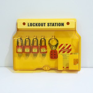 LOCKOUT STATION LOCKING WITH COVER