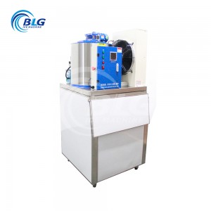 Flake ice machine for various large-scale refrigeration facilities, food quick freezing, and concrete cooling