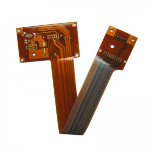 PCB flexible de 2 capas con refuerzo FR4
