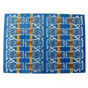 Circuit imprimé Flex-Rigid 4L avec conception Array