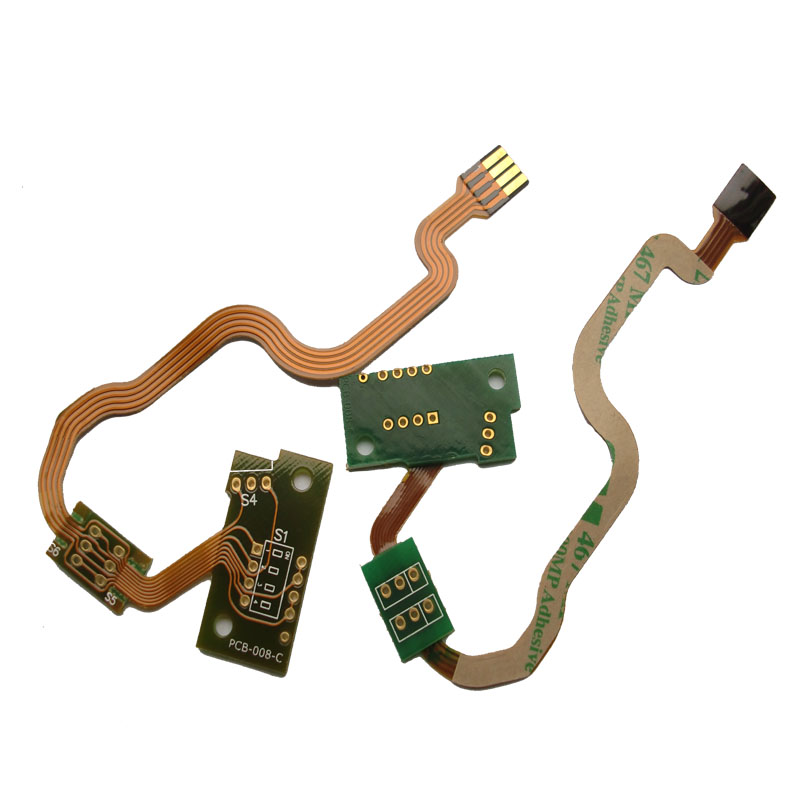 2L Rigid-Flex PCB with ENIG Gold Finger and 3M467 Tape Featured Image