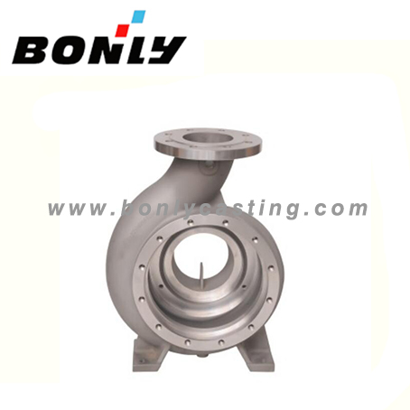 Reliable Supplier Blasting Turbine - Investment casting carbon steel water pump outermost shell – Fuyang Bonly