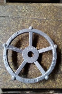 ፀረ-Wear Cast ብረት አሸዋ የተሸፈነ ውሰድ WCB Valve handwheel