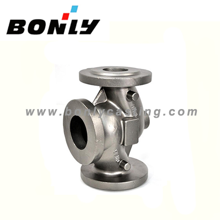 Reliable Supplier Large Diameter Spur Gear - Investment casting Carbon steel three-way water valve – Fuyang Bonly