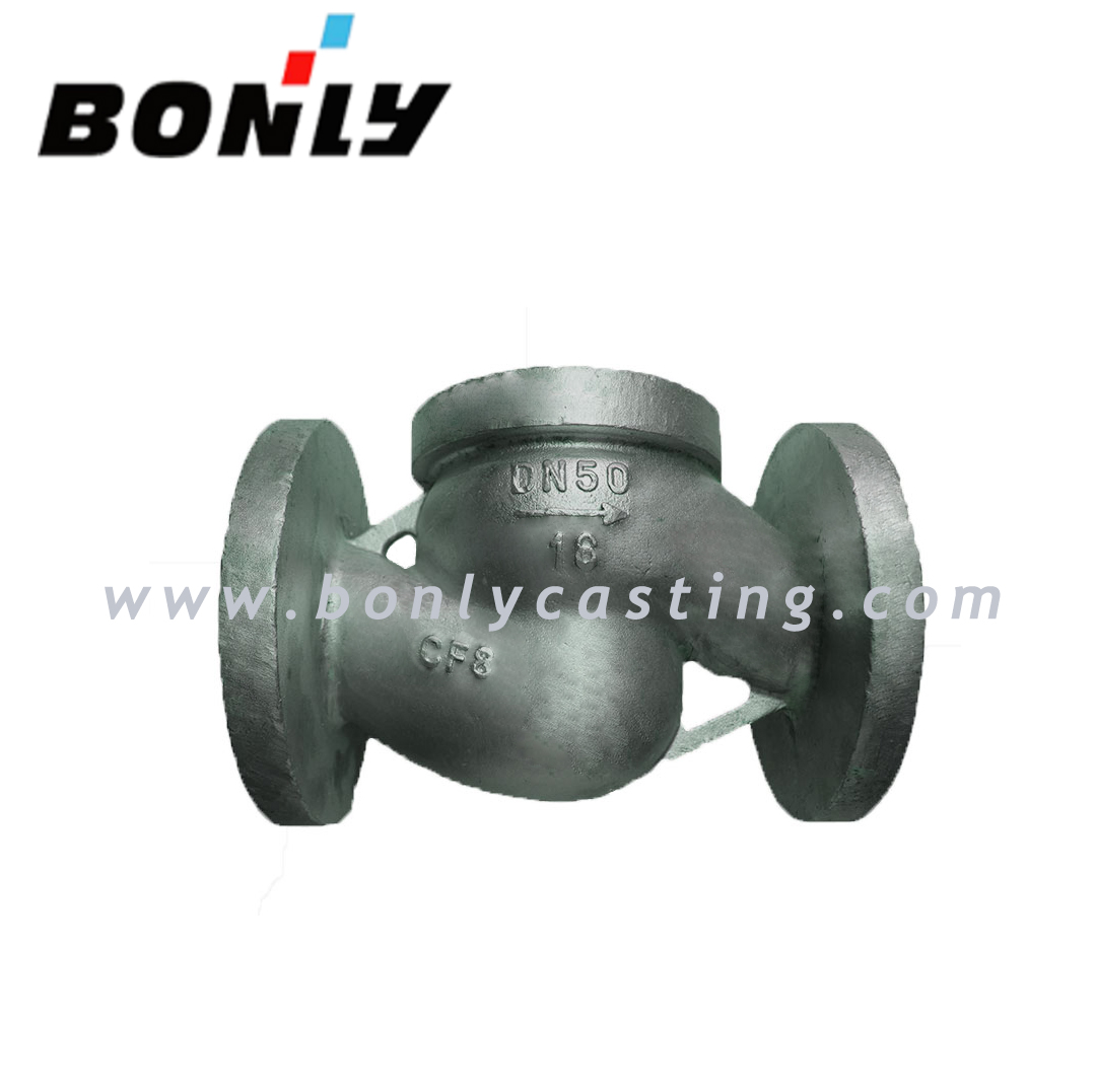 Factory Promotional Concrete Mixer Spare Parts - CF8/304 stainless steel PN16 DN50  two way valve body – Fuyang Bonly