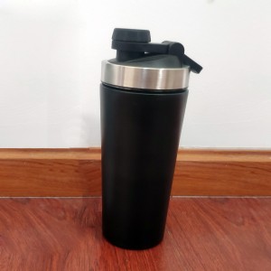 Professional China Vacuum Flask Thermos - New Custom Gym Shaker Bottle Custom  double wall Stainless Steel vacuum Protein Shaker Bottle – Jupeng