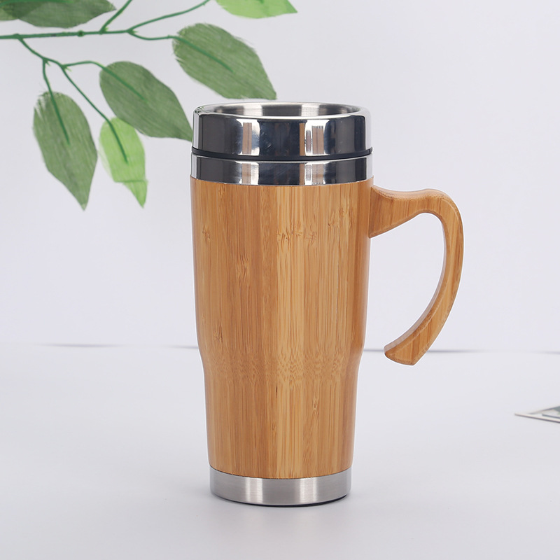 China Manufacturer for Sports Shaker - Ecofriendly China Custom Logo Printed Reusable Travel Bamboo Coffee Tea Cup – Jupeng