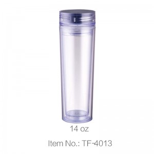Business Reusables Plastic_Juice_Cup With Straw