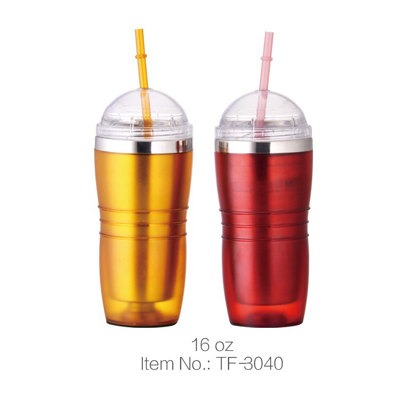 Factory directly Ceramic Cup - Chinese Colored Travel Mug Tumbler – Jupeng