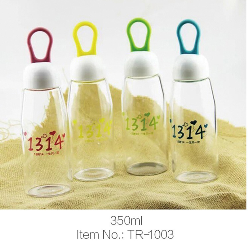 Bulk Coffee Glass Water Bottle With Lid Featured Image